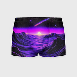 Мужские трусы Космический пейзаж и комета