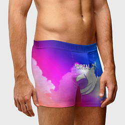 Трусы-боксеры мужские Portal закат, цвет: 3D-принт — фото 2