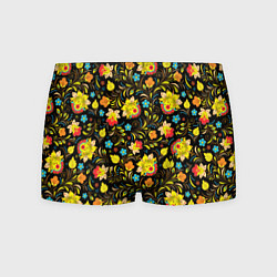 Мужские трусы Хохлома цветы