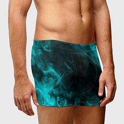Трусы-боксеры мужские Neon smoke, цвет: 3D-принт — фото 2