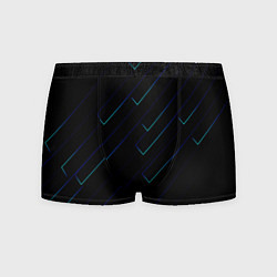 Трусы-боксеры мужские Color blue black, цвет: 3D-принт