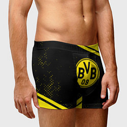 Трусы-боксеры мужские Borussia полосы, цвет: 3D-принт — фото 2