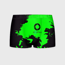 Трусы-боксеры мужские Portal черный дым, цвет: 3D-принт