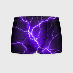 Трусы-боксеры мужские Color purple black, цвет: 3D-принт