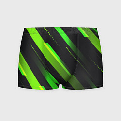 Мужские трусы Color black green