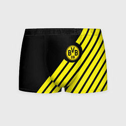 Трусы-боксеры мужские Borussia geometry yellow, цвет: 3D-принт