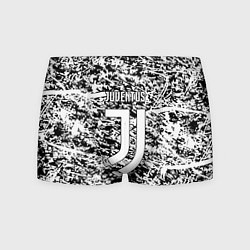 Трусы-боксеры мужские Juventus краски текстура, цвет: 3D-принт