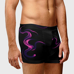 Трусы-боксеры мужские Color pink abstraction, цвет: 3D-принт — фото 2