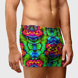 Трусы-боксеры мужские Калейдоскоп с птичкой, цвет: 3D-принт — фото 2