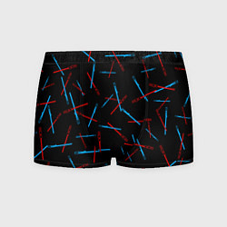 Трусы-боксеры мужские Паттерн из световых мечей, цвет: 3D-принт