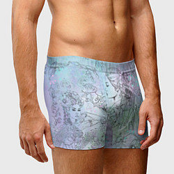 Трусы-боксеры мужские Скетч японские дорамы, цвет: 3D-принт — фото 2