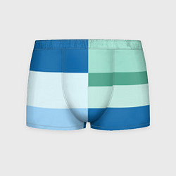 Мужские трусы Мятное небо колор-блок