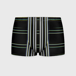 Мужские трусы Neon yellow blue white