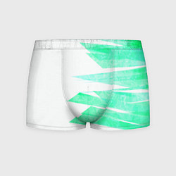 Трусы-боксеры мужские Color white light blue strip, цвет: 3D-принт