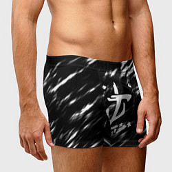 Трусы-боксеры мужские Doom штрихи красок, цвет: 3D-принт — фото 2