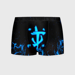 Мужские трусы Дум огонь лого