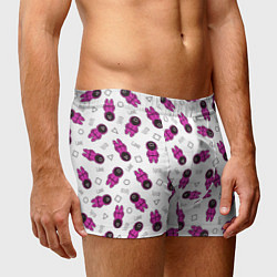 Трусы-боксеры мужские Персонажи корейского сериала игра в кальмара, цвет: 3D-принт — фото 2