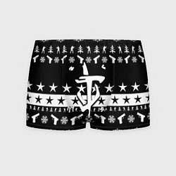 Мужские трусы Doom x csgo winter