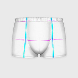 Мужские трусы Color white blue pink stripes