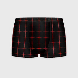 Мужские трусы Color black red crosses