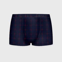 Трусы-боксеры мужские Color dark blue red crosses, цвет: 3D-принт