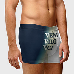 Трусы-боксеры мужские Крылатя фраза vvv - градиент, цвет: 3D-принт — фото 2