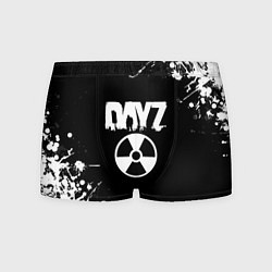 Трусы-боксеры мужские Dayz брызги белых красок, цвет: 3D-принт