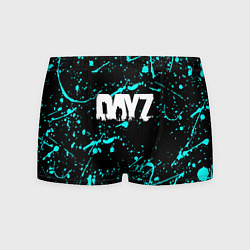 Трусы-боксеры мужские Dayz голубые краски, цвет: 3D-принт
