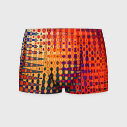Мужские трусы Красно-жёлтый абстракция