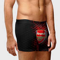 Трусы-боксеры мужские Арсенал красные соты, цвет: 3D-принт — фото 2