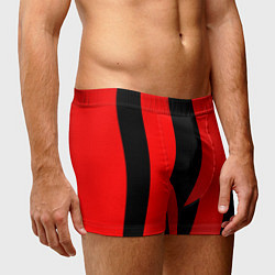 Трусы-боксеры мужские Color red and black, цвет: 3D-принт — фото 2