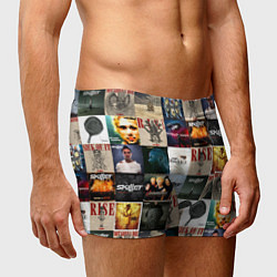 Трусы-боксеры мужские Skillet - обложки альбомов и песен, цвет: 3D-принт — фото 2