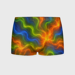 Трусы-боксеры мужские Разноцветный дым, цвет: 3D-принт