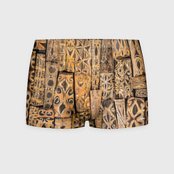 Трусы-боксеры мужские Узоры Африки, цвет: 3D-принт