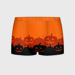 Мужские трусы Хэллоуин счастливые тыквы