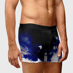 Трусы-боксеры мужские Синее пламя, цвет: 3D-принт — фото 2