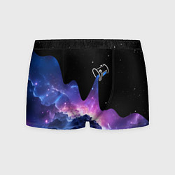 Трусы-боксеры мужские Потеки космической краски, цвет: 3D-принт