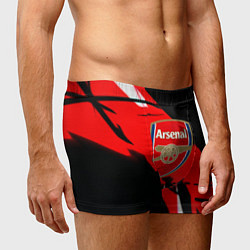 Трусы-боксеры мужские Арсенал геометрия полосы краски, цвет: 3D-принт — фото 2