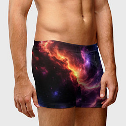 Трусы-боксеры мужские Фантастические космические туманы, цвет: 3D-принт — фото 2