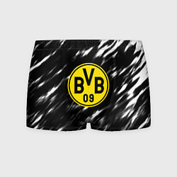 Трусы-боксеры мужские Borussia штрихи красок текстура, цвет: 3D-принт