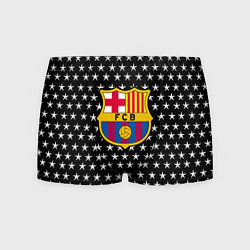 Трусы-боксеры мужские Barcelona звезды, цвет: 3D-принт