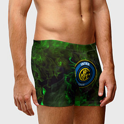 Трусы-боксеры мужские Интер кислотный огонь, цвет: 3D-принт — фото 2