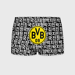 Трусы-боксеры мужские Borussia японские символы паттерн, цвет: 3D-принт