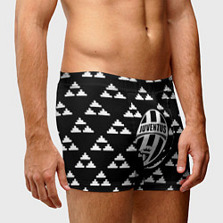 Трусы-боксеры мужские Juventus геометрия треугольники, цвет: 3D-принт — фото 2