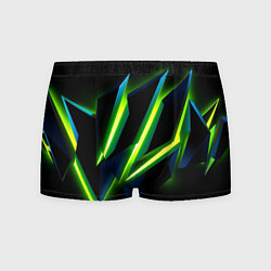 Трусы-боксеры мужские Geometric neon, цвет: 3D-принт