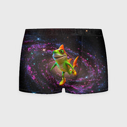 Трусы-боксеры мужские Тралалеро тралала в космосе, цвет: 3D-принт