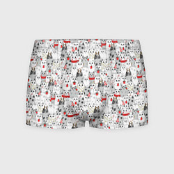 Мужские трусы Новогодние котики