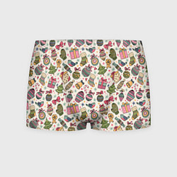 Мужские трусы Новогодний паттерн