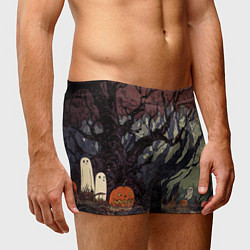 Трусы-боксеры мужские Призрачный лес, цвет: 3D-принт — фото 2