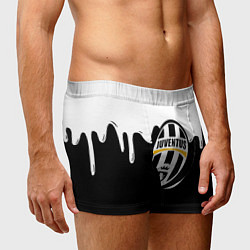 Трусы-боксеры мужские Juventus капли красок, цвет: 3D-принт — фото 2